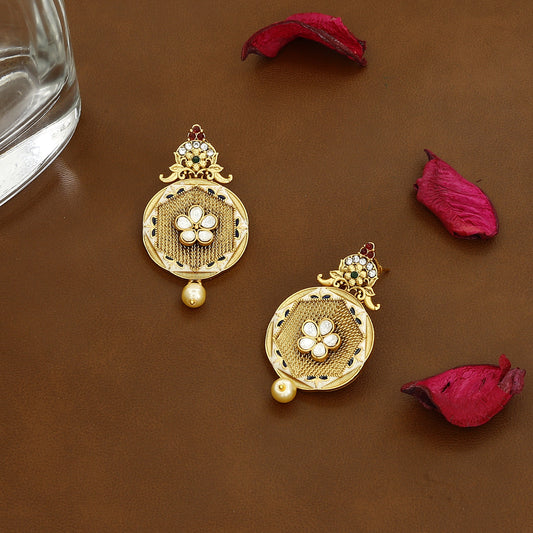 Traditional Black Beads Mangalsutra Set