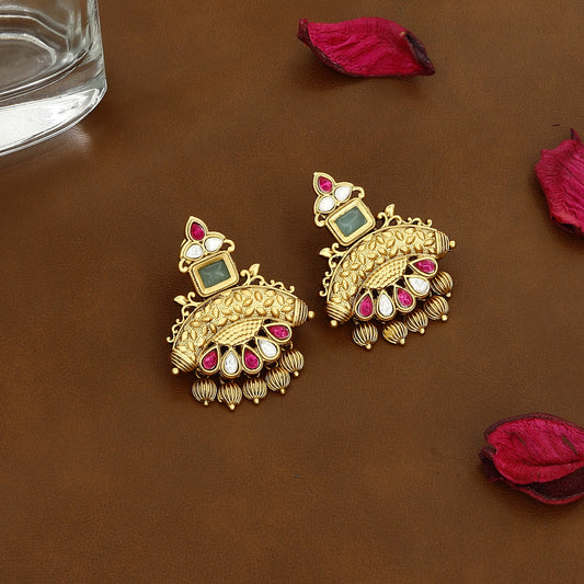 Gold-Plated Mangalsutra Set with Intricate Detailing