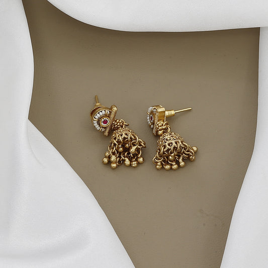 Antique Ornate Traditional Long Mini Necklace Set