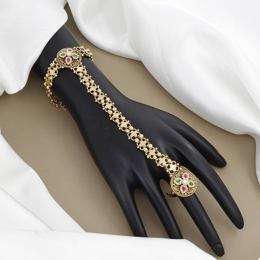 Traditional Antique Wedding Chain Hathpanja