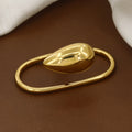 Gold Polished Sculptural Multi-Finger Statement Ring
