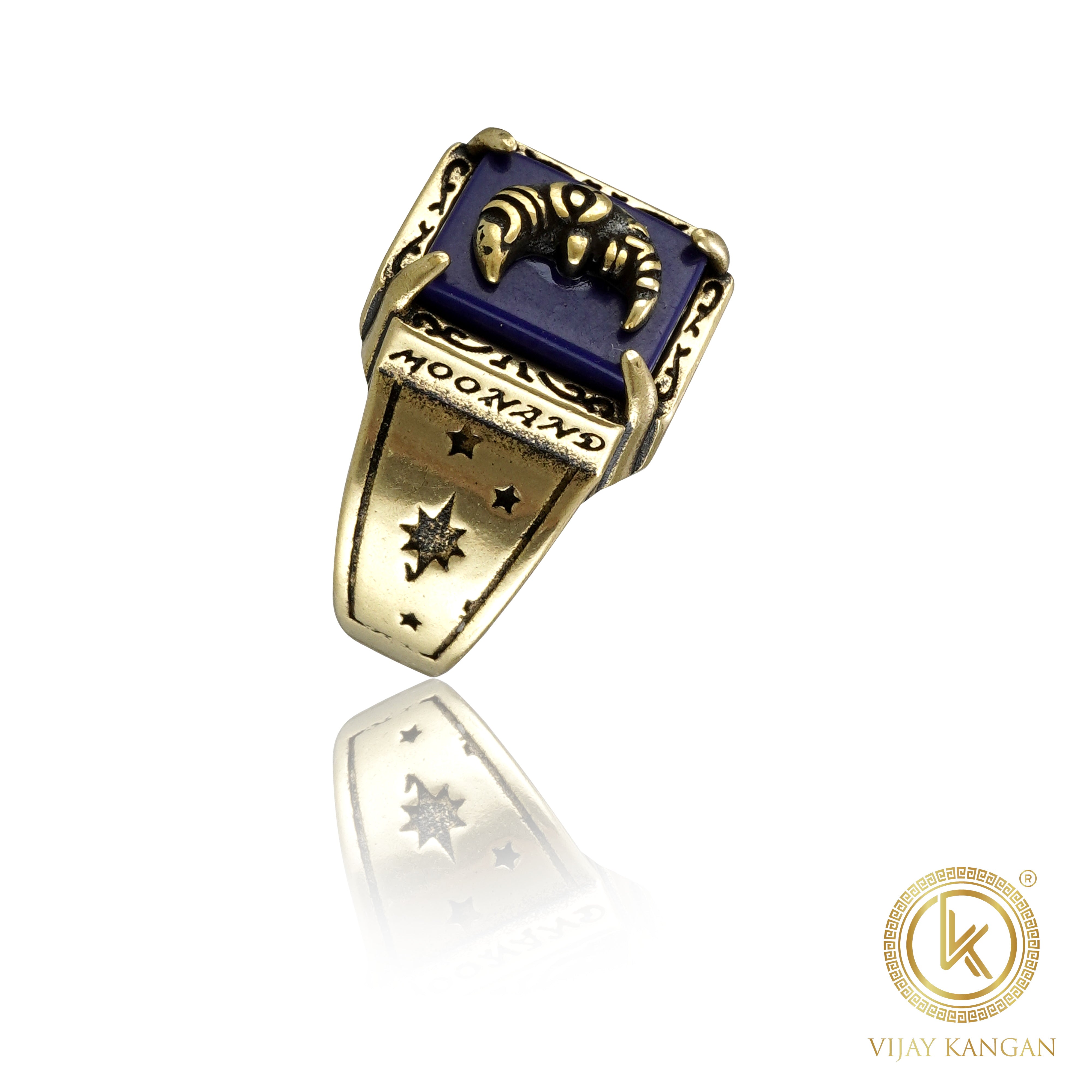 Germanpolished Starling Moon Design Western Freesize Ring