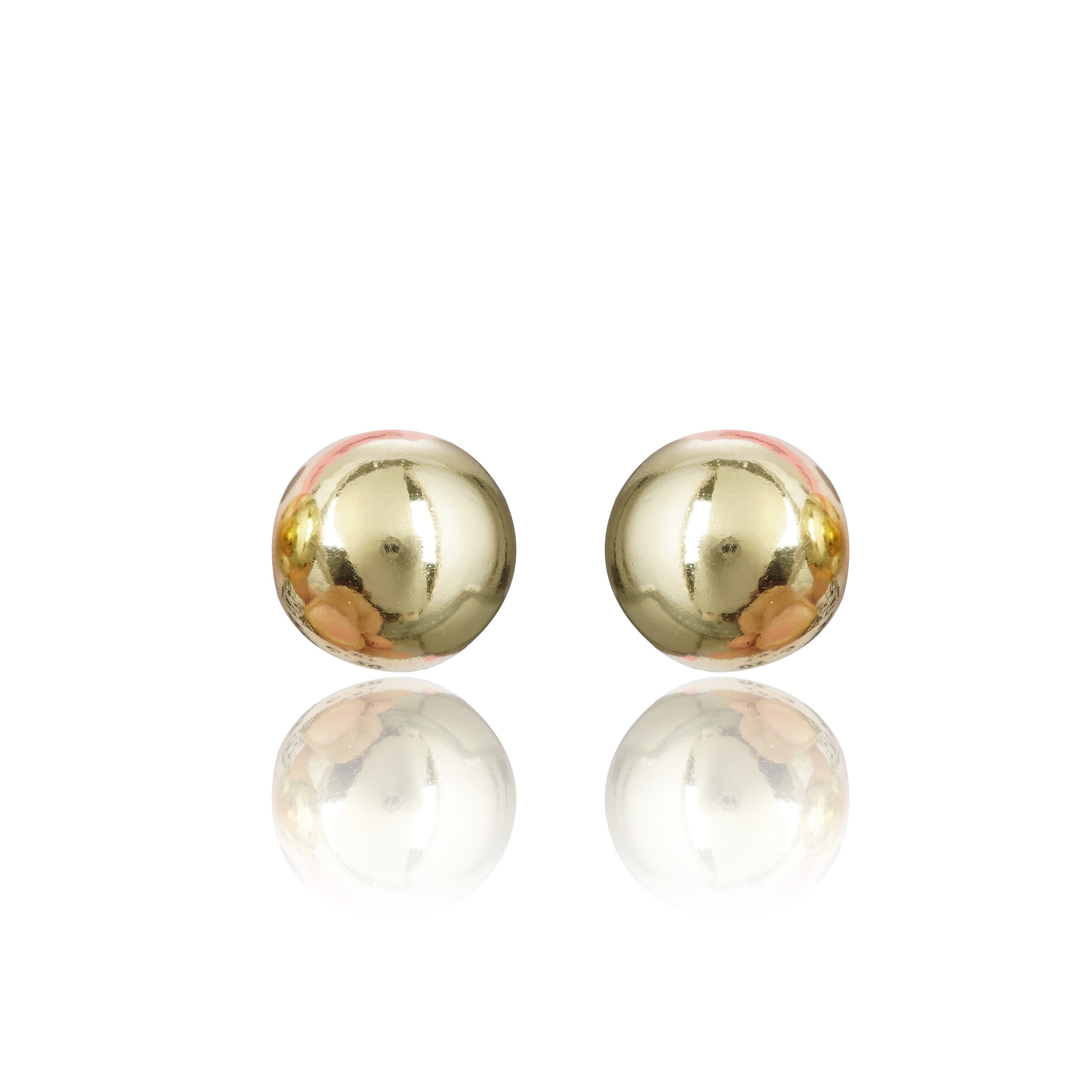 Circle Shape Tan Free Goldenpolish Western Earrings