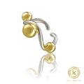 Silverpolished Curve Free Size Dailywear Ring