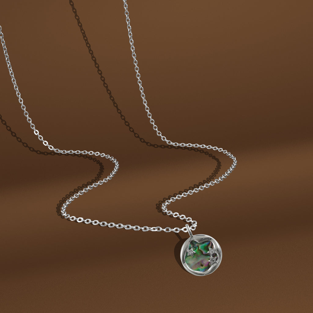 Silverpolished Collage Wear Western Pendent Chain