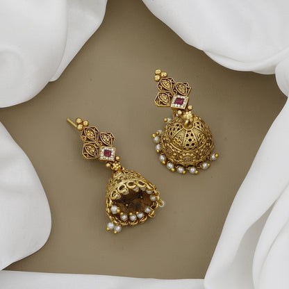 Versatile Kundan Necklace Set with Color Drops