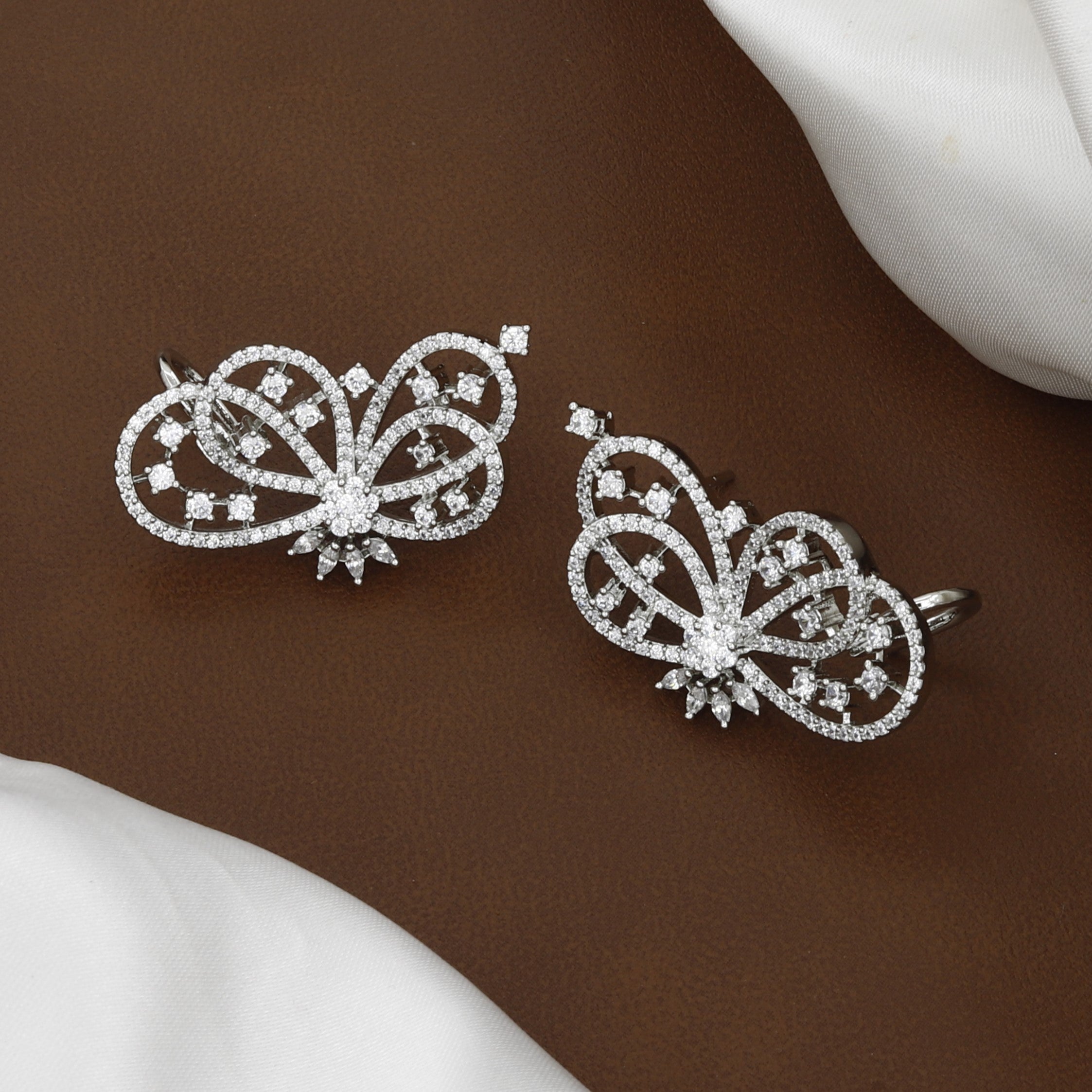 Luxury Pave Crystal Statement Ear Cuff