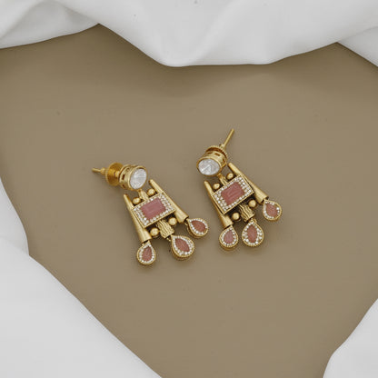Peora Design Stylish Geometric Necklace Set