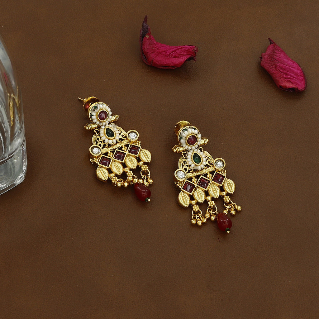 Exquisite Rajwadi Gold Mangalsutra Set