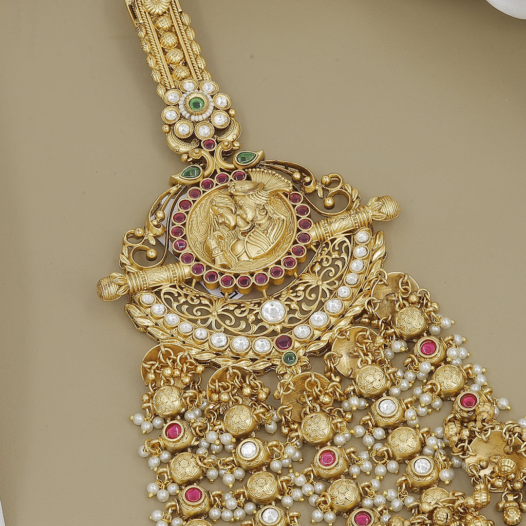 Gold Kundan Waist Antique Wedding Juda