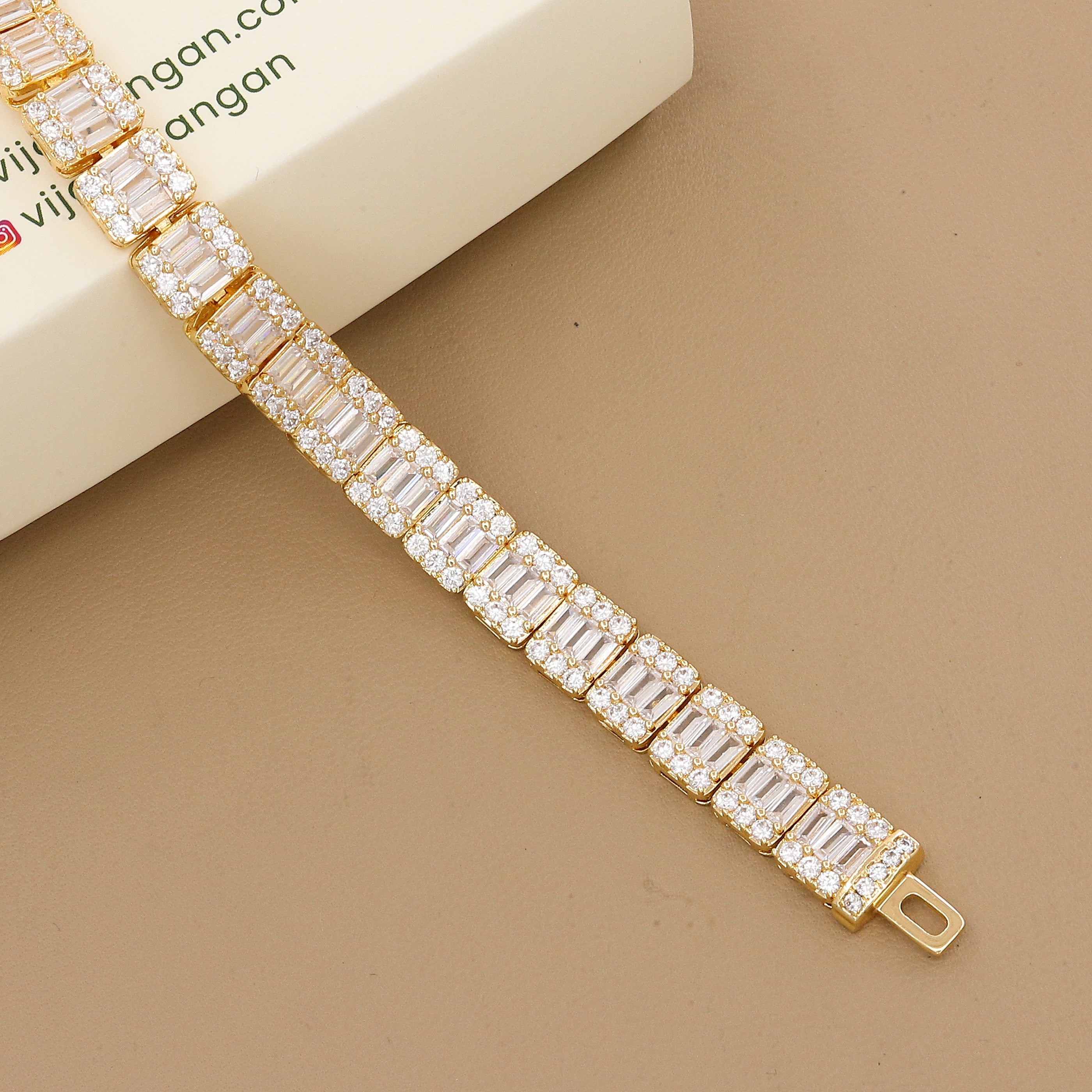 The Classic Emerald Cut Diamond Tennis Bracelet