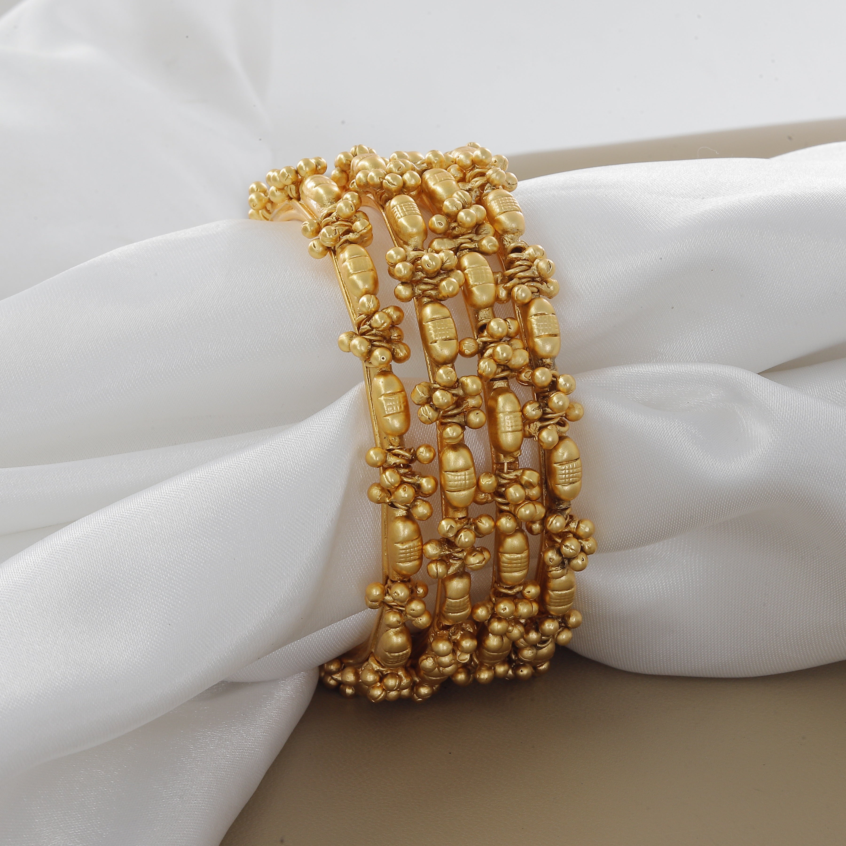 Traditional Antique Ghughri Wedding Bangle Set