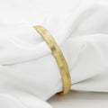 Gold Polished Designer Starling Panjabi (8mm) Kada(24gm)