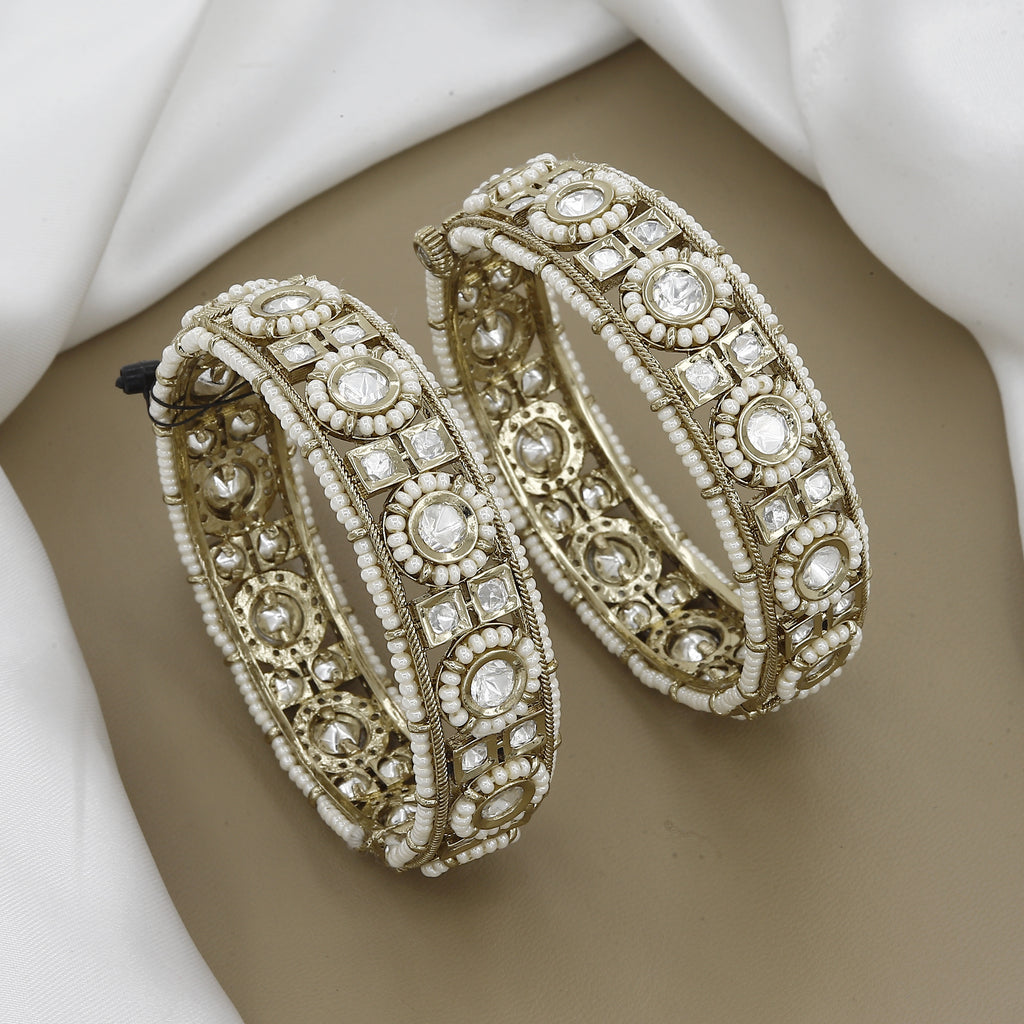 Mehndi Polish Heirloom Polki Kundan Patla Set