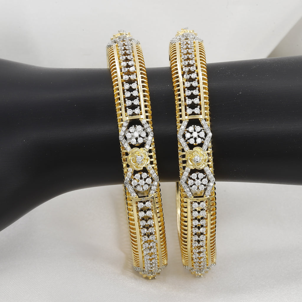 High-Quality Elegant Style Diamond Bangles Set