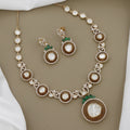 Classic Kundan Necklace with  Colors