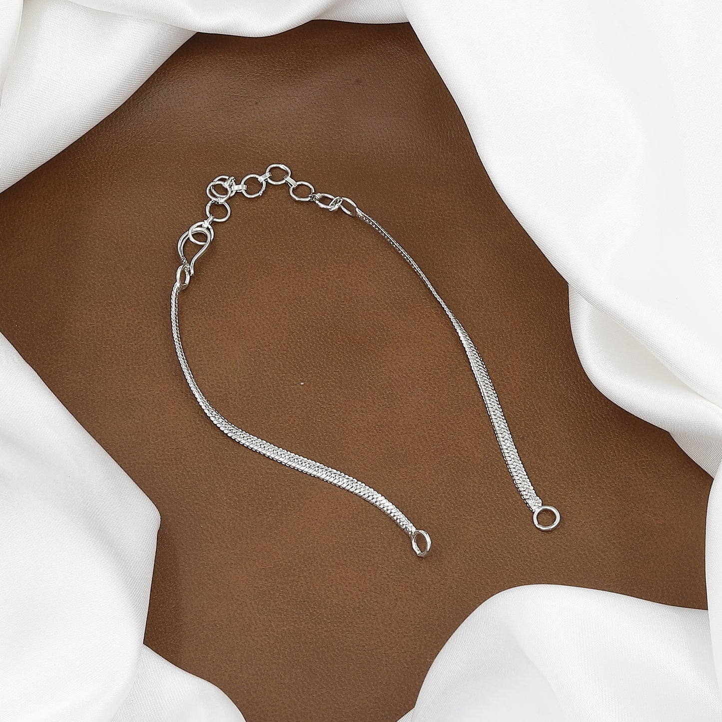 Marquise & Baguette Cut CZ Leaf Design Necklace Set