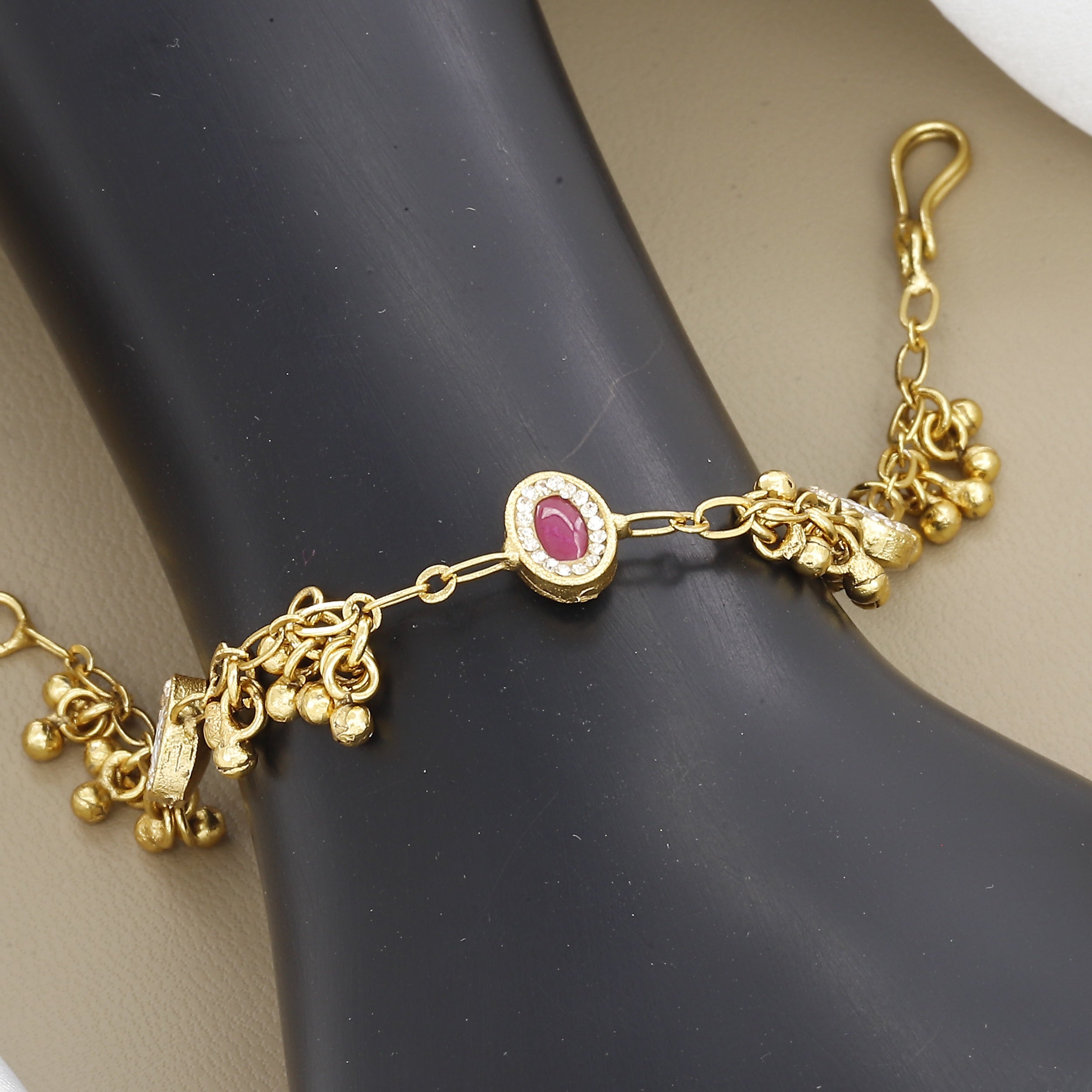 Celestial Crescent Moon Antique Bracelet