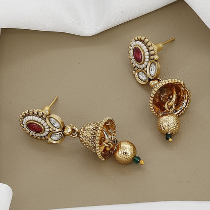 Ethnic Indian Multi-Strand Antique Necklace Set
