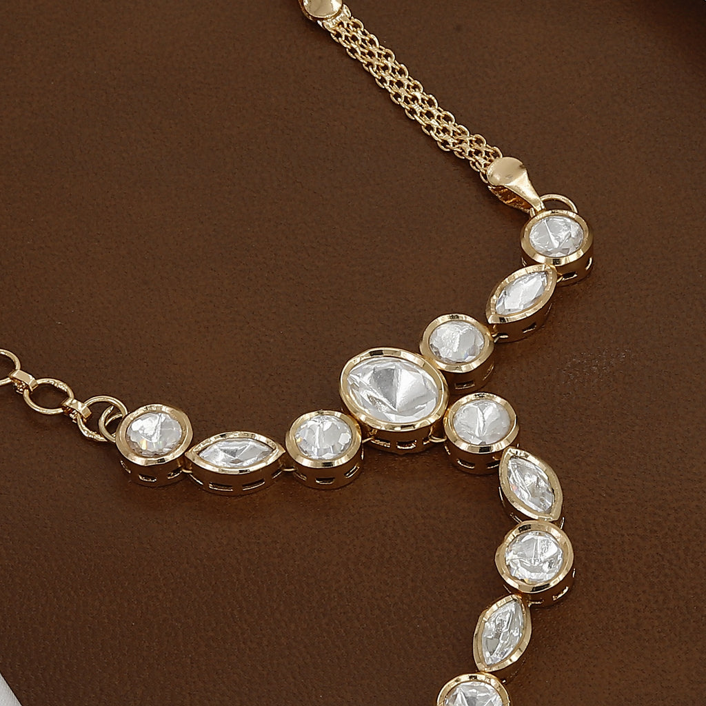 Authentic Polki & Kundan Hath Panja