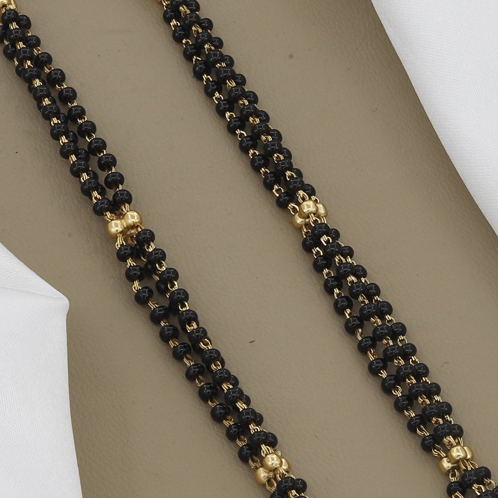 Traditional Antique Mangalsutra Set with Matching Earrings
