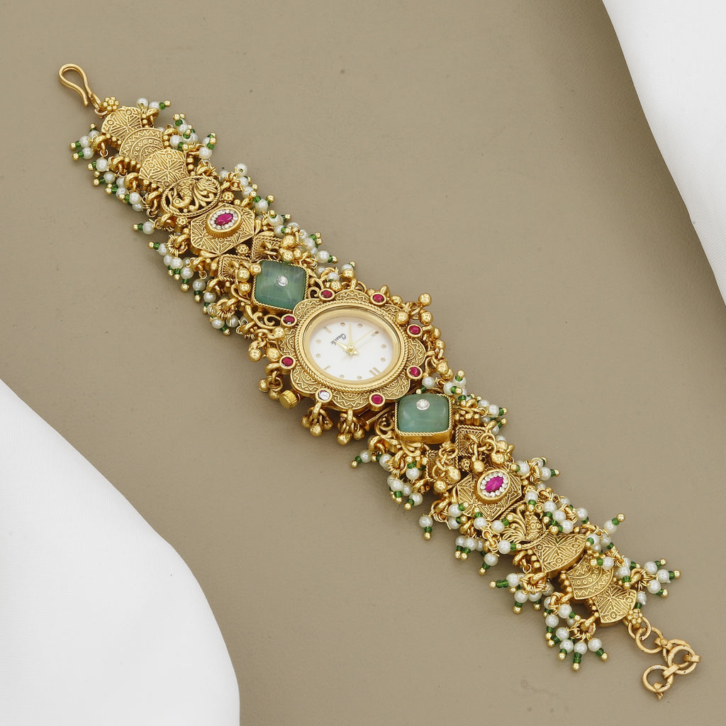 Vintage Heirloom Festive Watch Bracelet