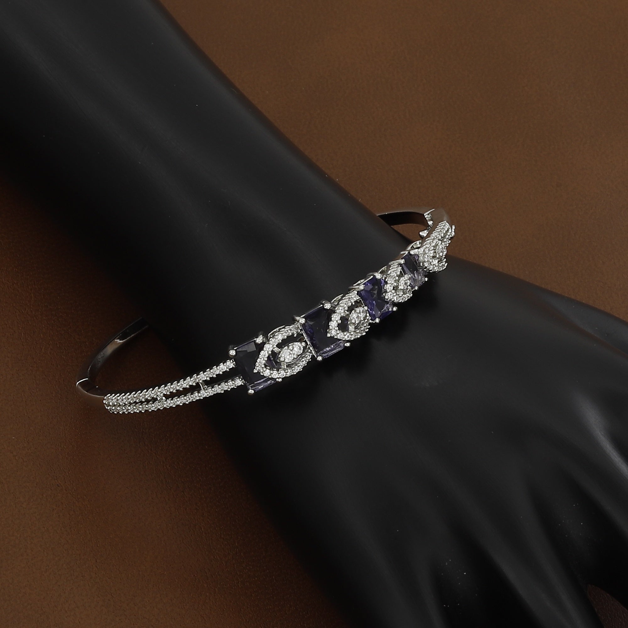 Designer Party Wear Stone American Diamond Bangle Kada