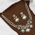 Victorian Polished Kundan Polki Necklace set