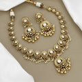 Traditional Antique Gold Tone Festive Necklace