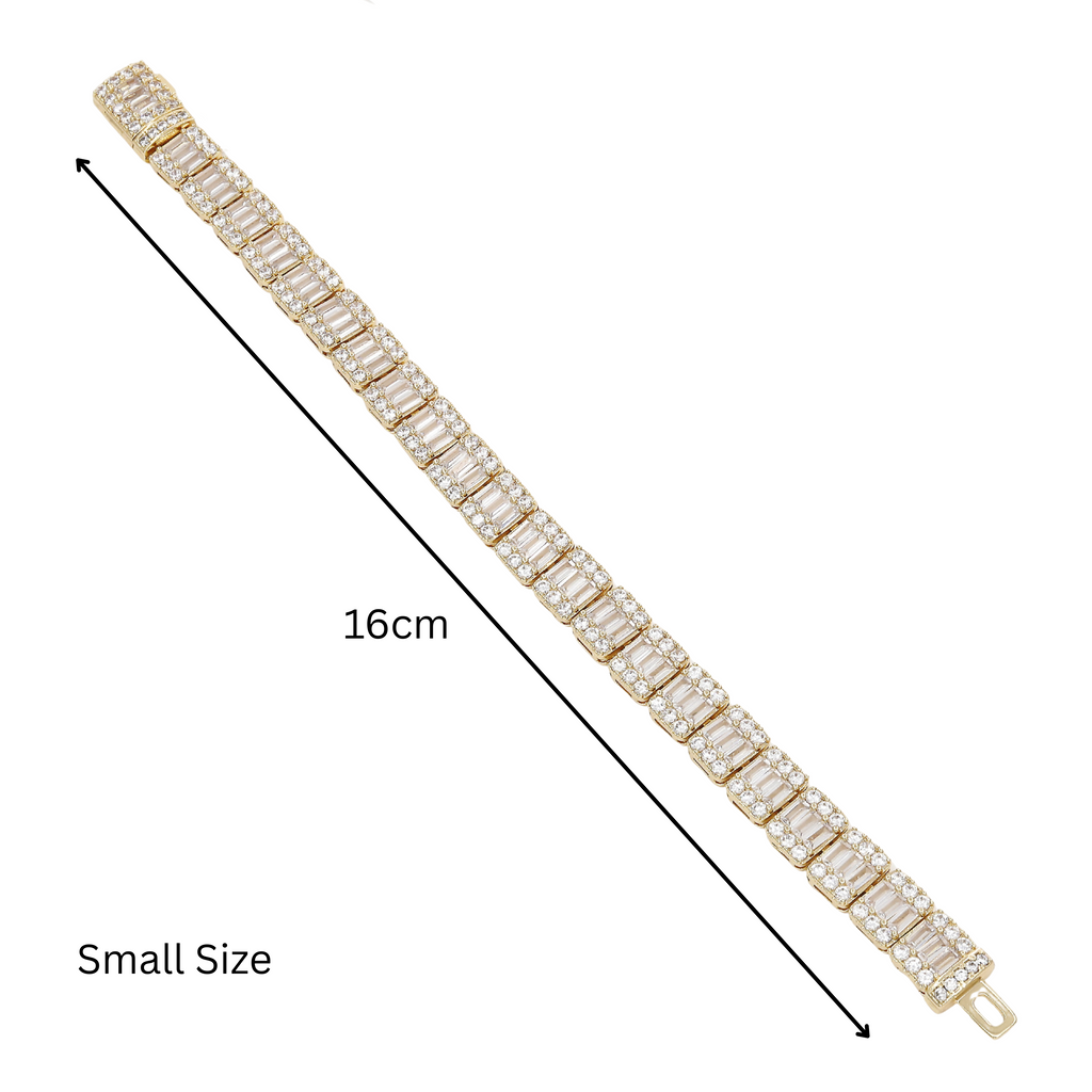 The Classic Emerald Cut Diamond Tennis Bracelet