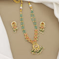 Traditional Beaded Necklace & Earring Set