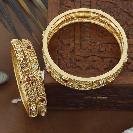 Wedding Wear Antique Bangles For Women