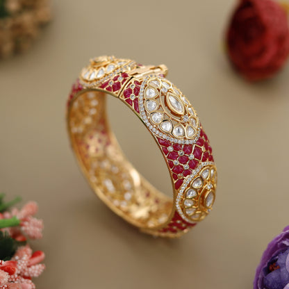 New Premium Kundan Wedding Bangle Kada