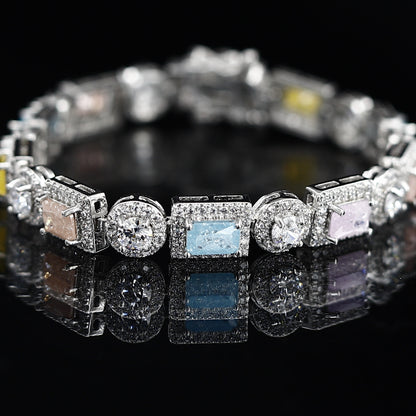 American Mix Color Diamond Loose Bracelet