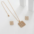 18k Polished Square Partywear Pendent Butti