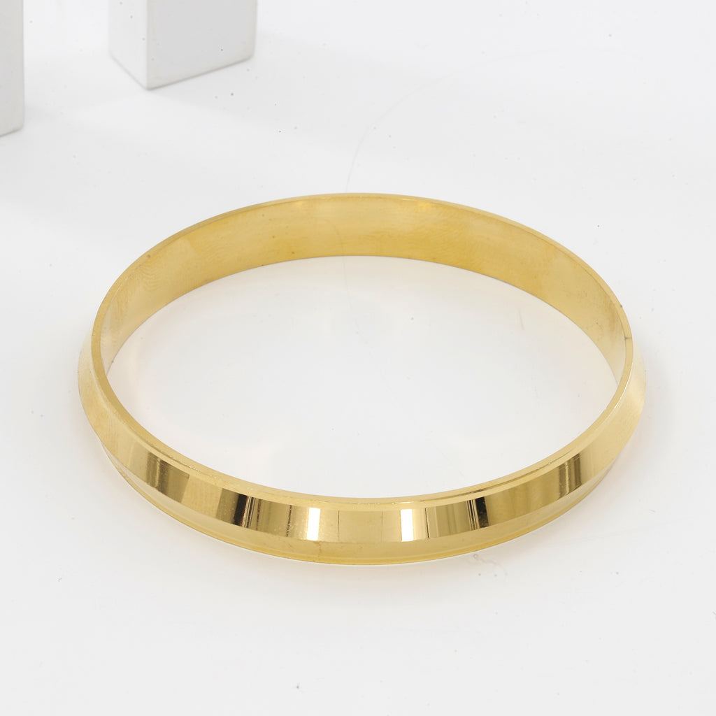 Gold Polished Heavy Starling Panjabi (10mm) Kada(39gm)
