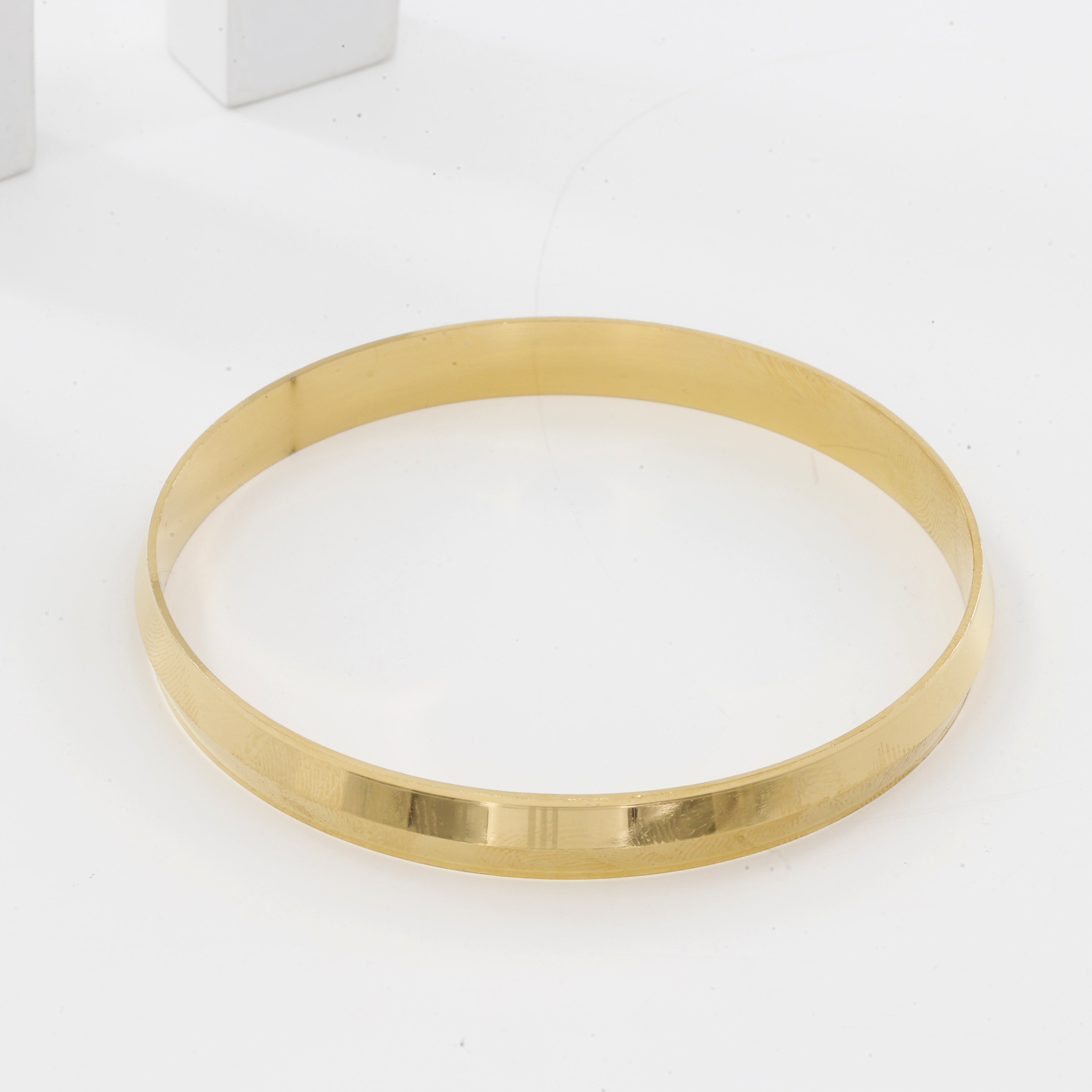 Gold Polished Heavy Starling Panjabi (8mm) Kada(24gm)