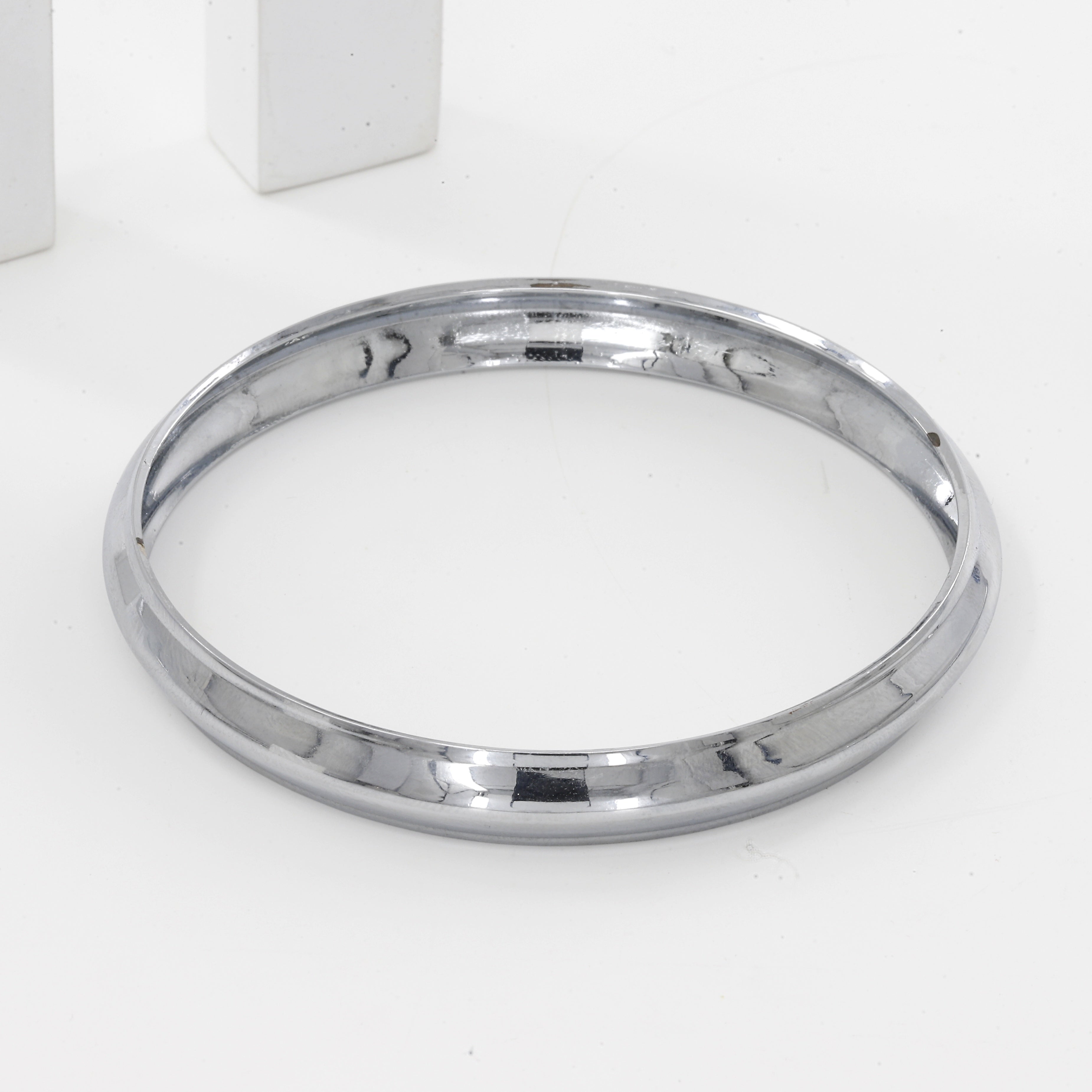 Silver Polished Sterling (10mm)Panjabi Kada(23gm)