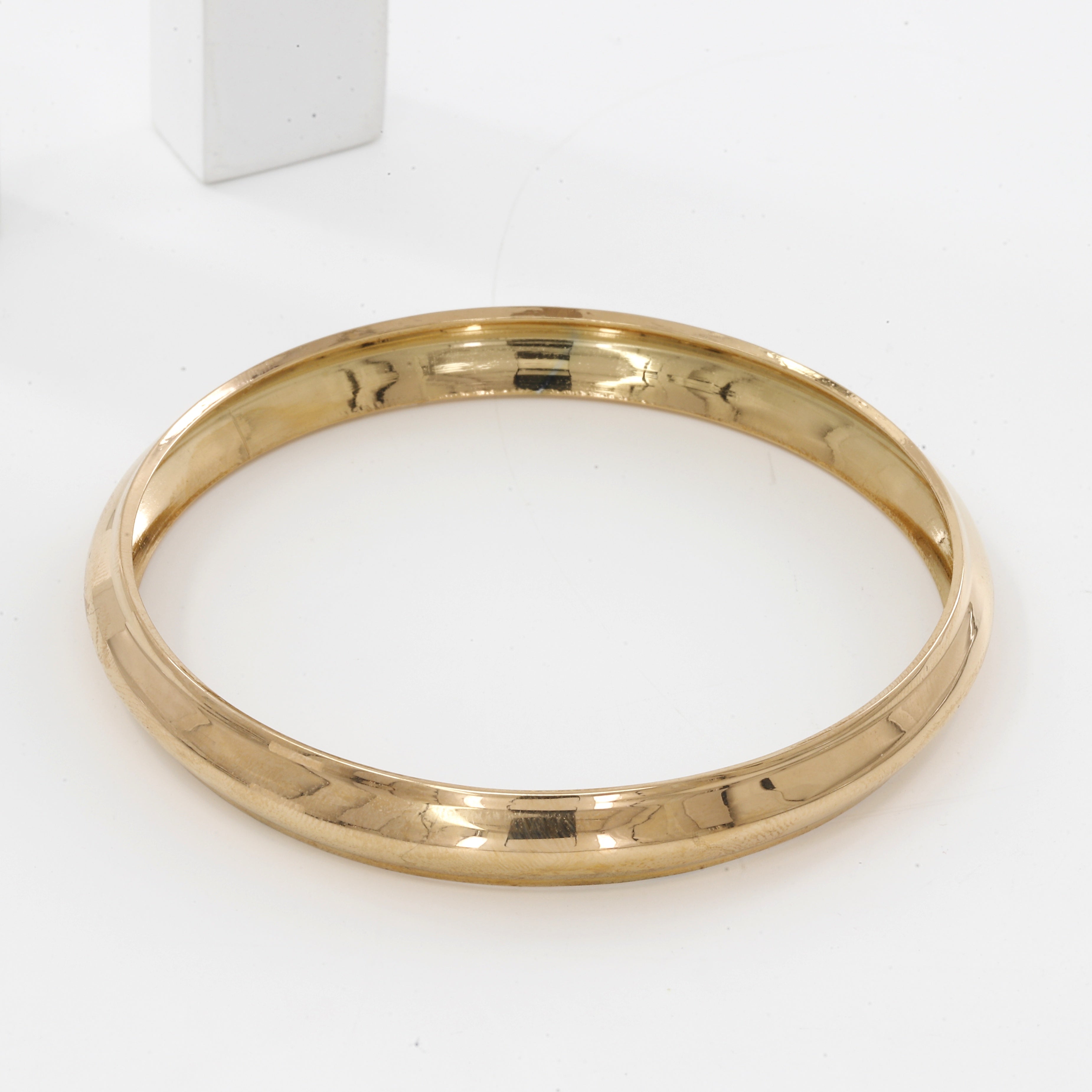 Rose Polished Sterling (10mm) Panjabi Kada(23gm)