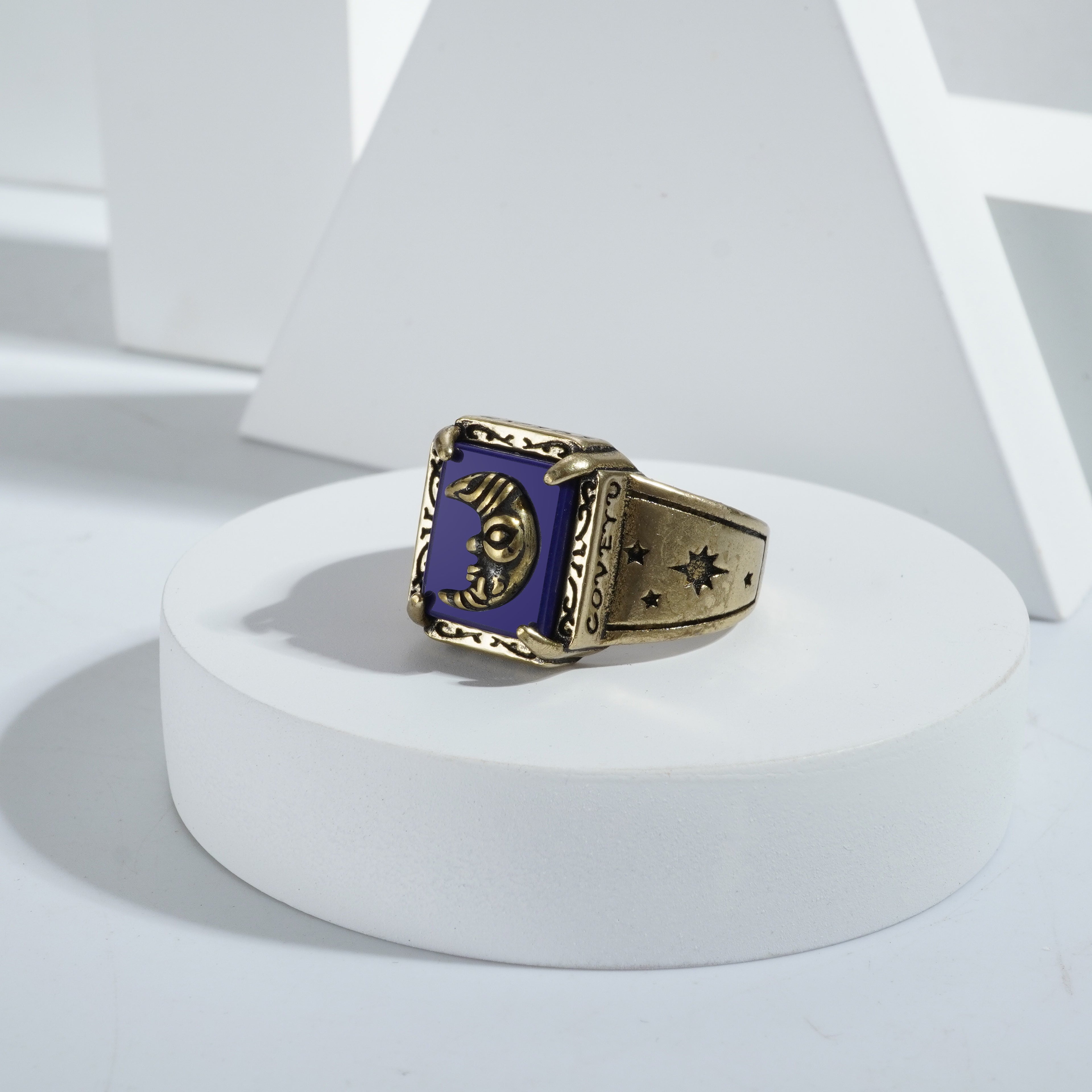 Germanpolished Starling Moon Design Western Freesize Ring
