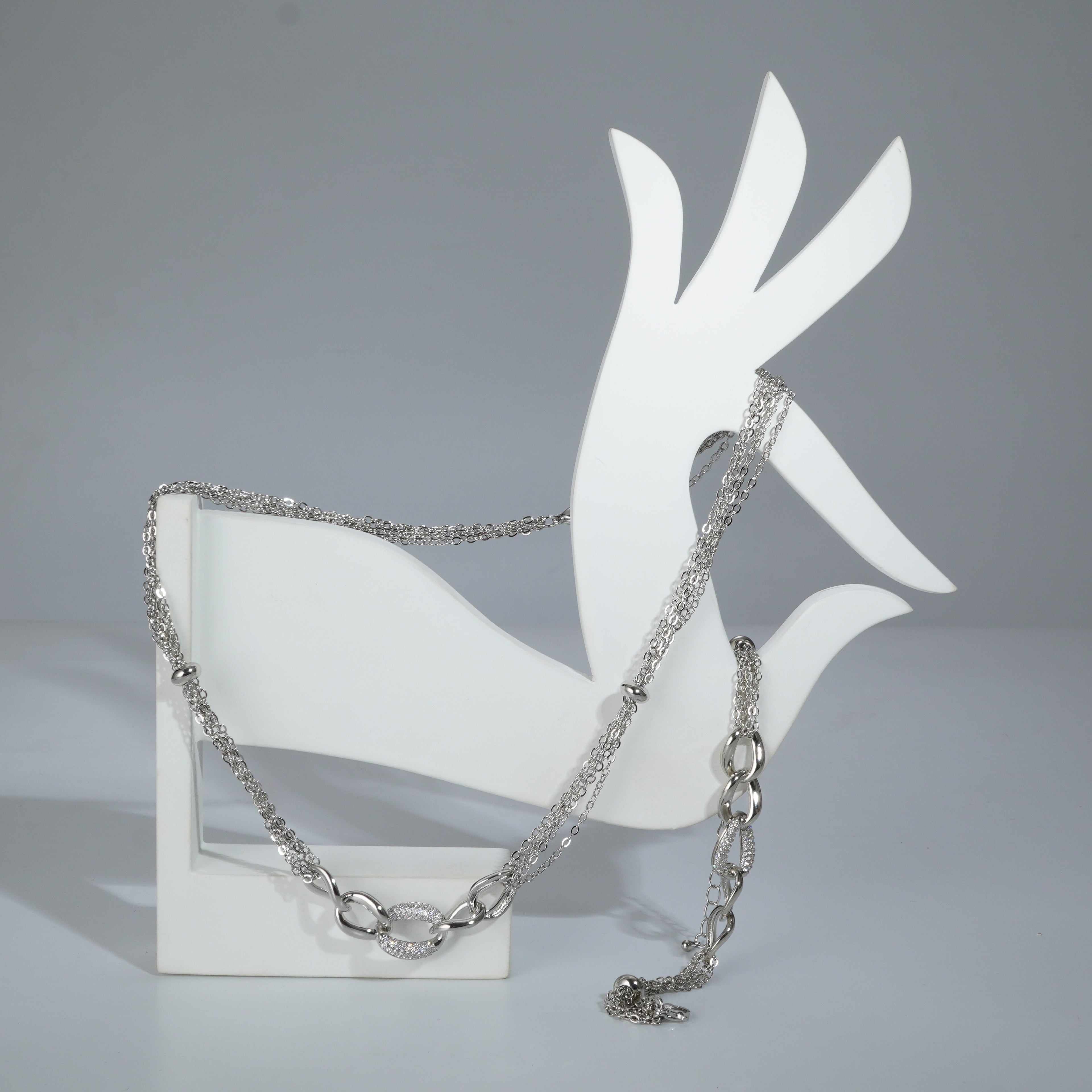 Silverpolish Necklace And Bracelet Combo Jewelry