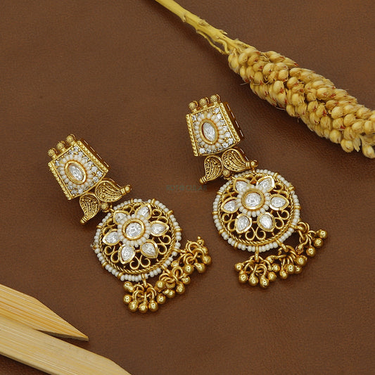 Antique Wedding Short High Quality Kundan Necklace