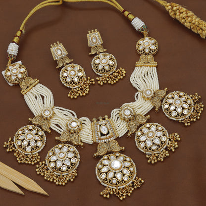 Antique Wedding Short High Quality Kundan Necklace