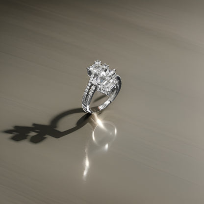 Premium Merquise Cut Freesize Diamond Ring