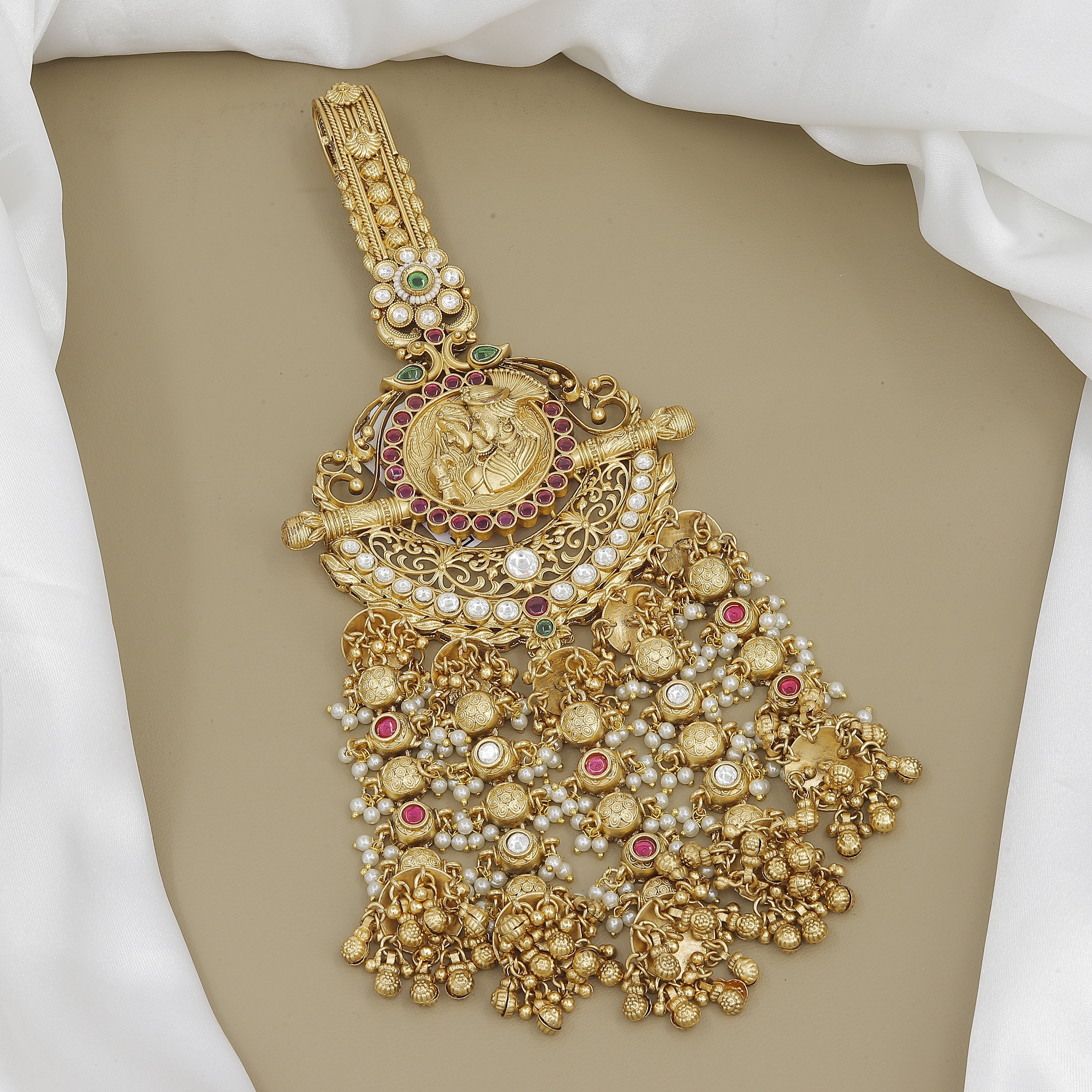 Gold Kundan Waist Antique Wedding Juda