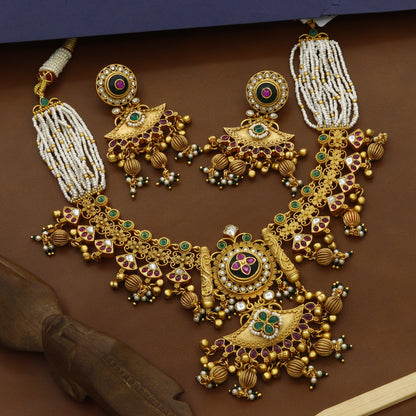 New Concept Heritage Short Necklace With Earrings