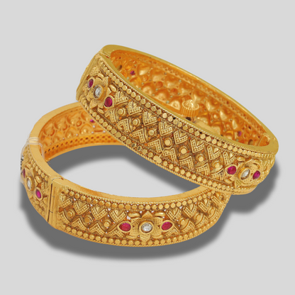 New Gold Antitanish Wedding Patla Pair Of 2