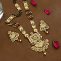 Ornate Gold Mangalsutra Set with Intricate Detailing