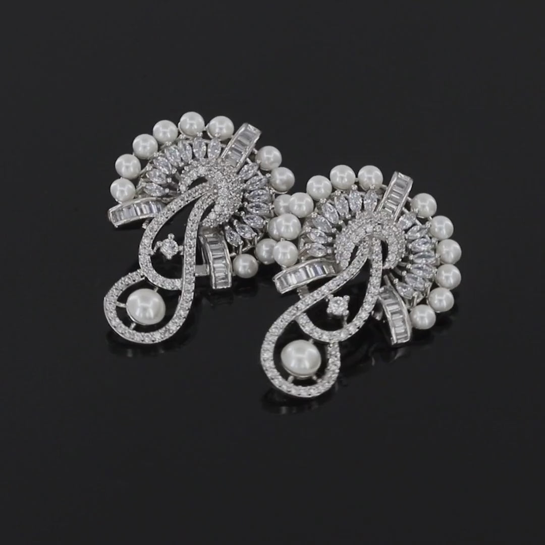 Perl Diamond Earring For Women