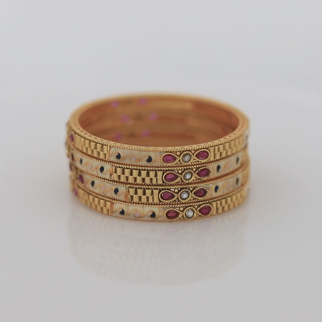Antique Bangles With Attractive Design